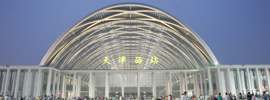 天津：同步京滬高鐵 詳解新西站五大亮點(圖)
